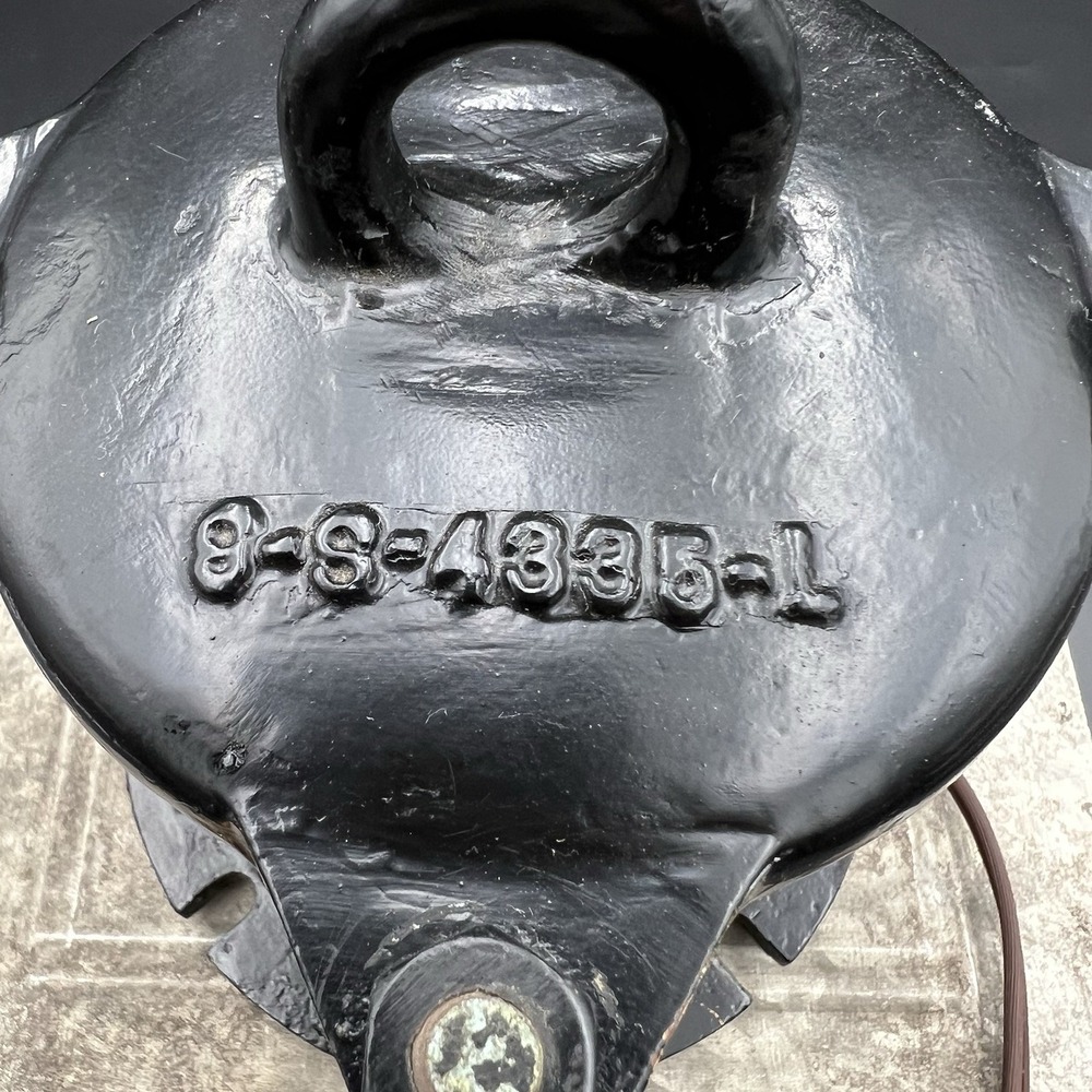 Vintage GE Cast Iron Marine Navigation Ship Light Red Fresnel Lens 9-8-0335-1 - Picture 3 of 16